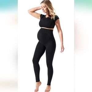 Blanqi - Black Maternity Leggings - Small